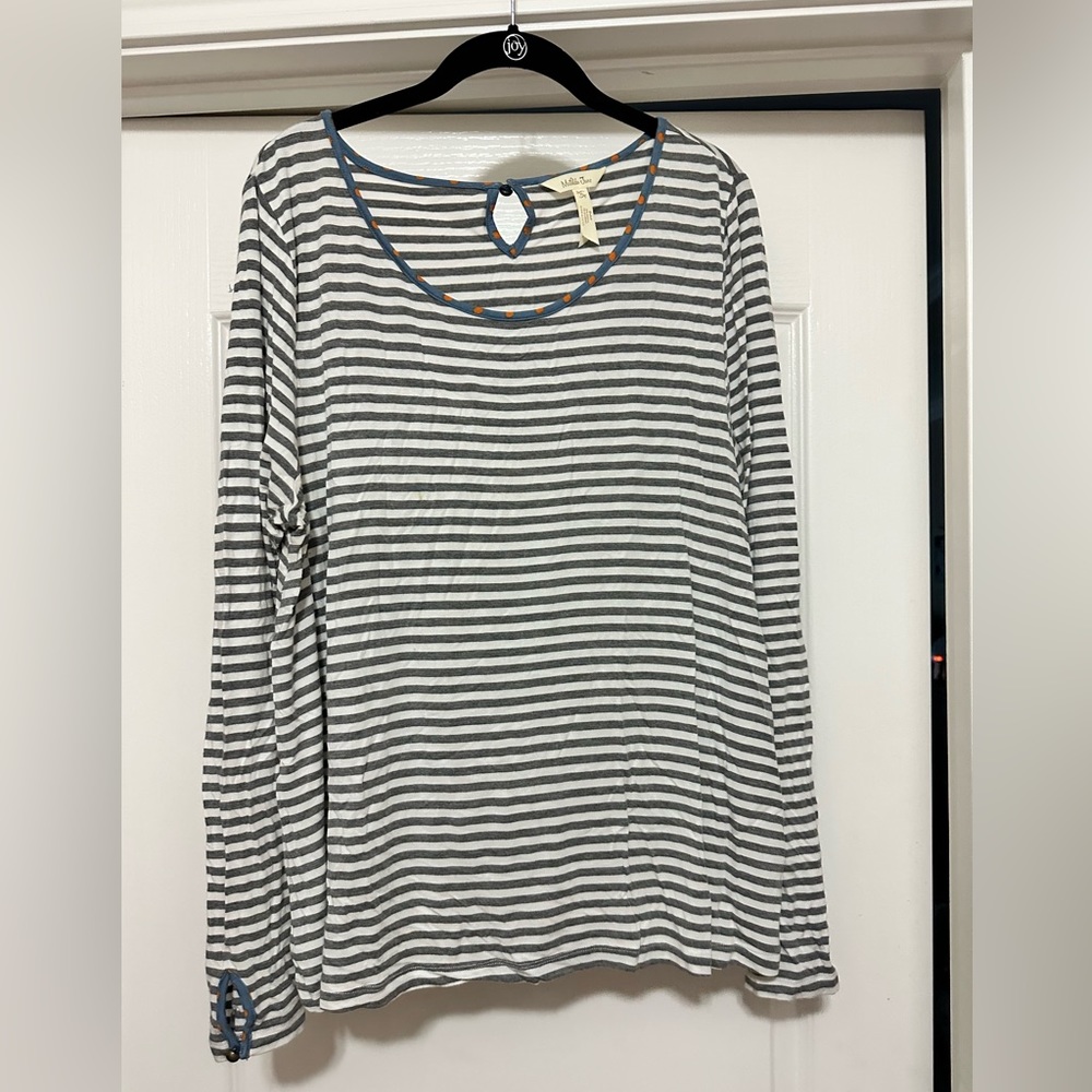 Matilda Jane striped top. Size XL